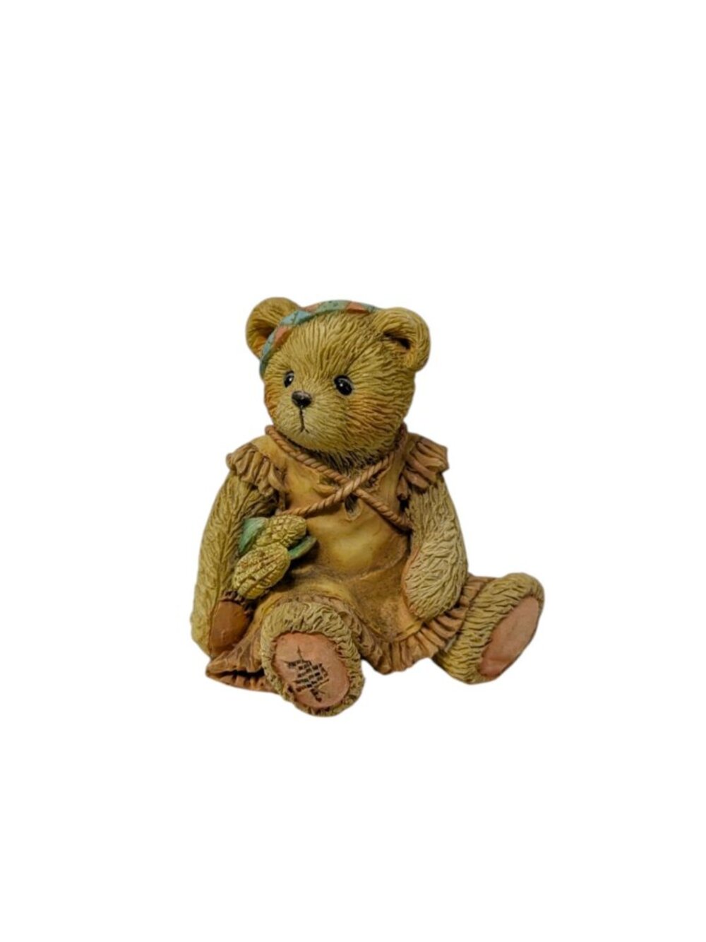 Vintage 1993 Cherished Teddies Brenda Indian How I Love Being Friends with You